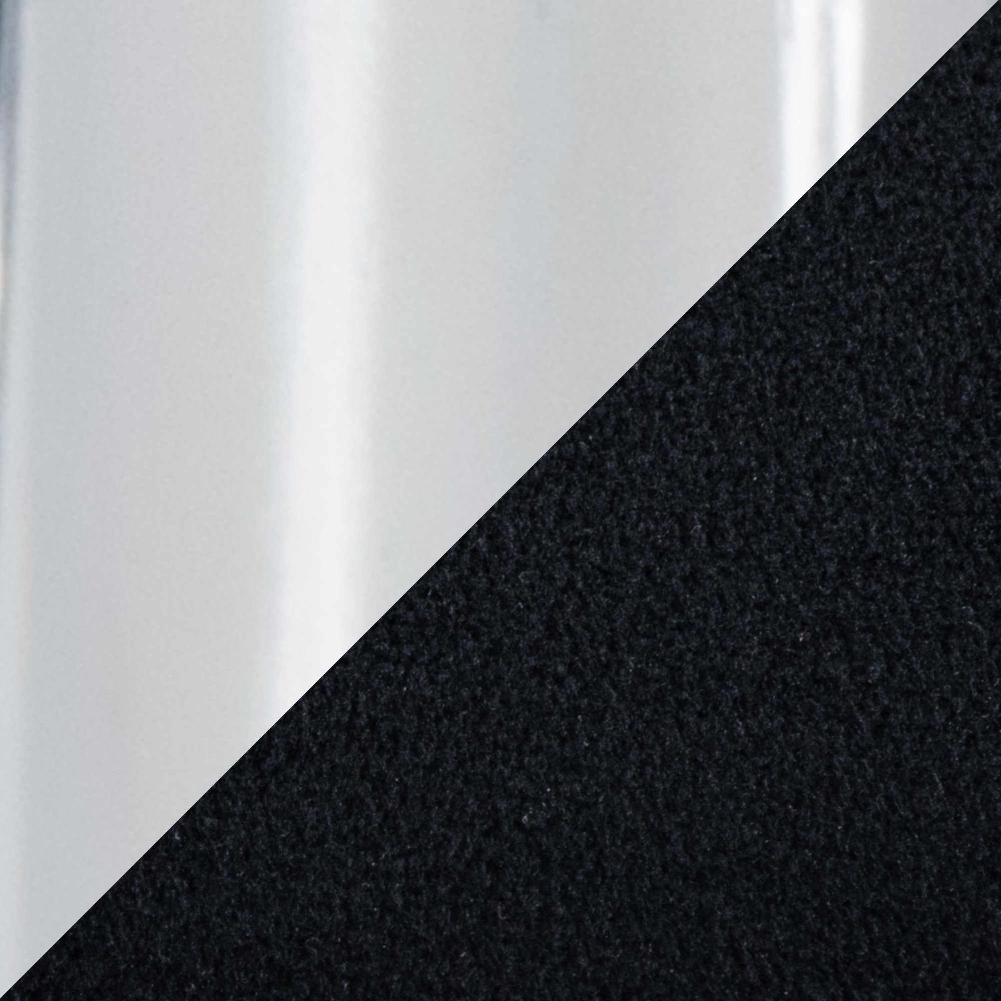 Charlotte Glam Chrome Black Swivel Adjustable Barstools (Set of 2) 12 Charlotte Glam Chrome Black Swivel Adjustable Barstools (Set of 2) - Image 12