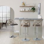 Charlotte Grey Farmhouse Adjustable Barstools (Set of 2) 12 Charlotte Grey Farmhouse Adjustable Barstools (Set of 2)