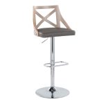 Charlotte Grey Farmhouse Adjustable Barstools (Set of 2) 14 Charlotte Grey Farmhouse Adjustable Barstools (Set of 2)
