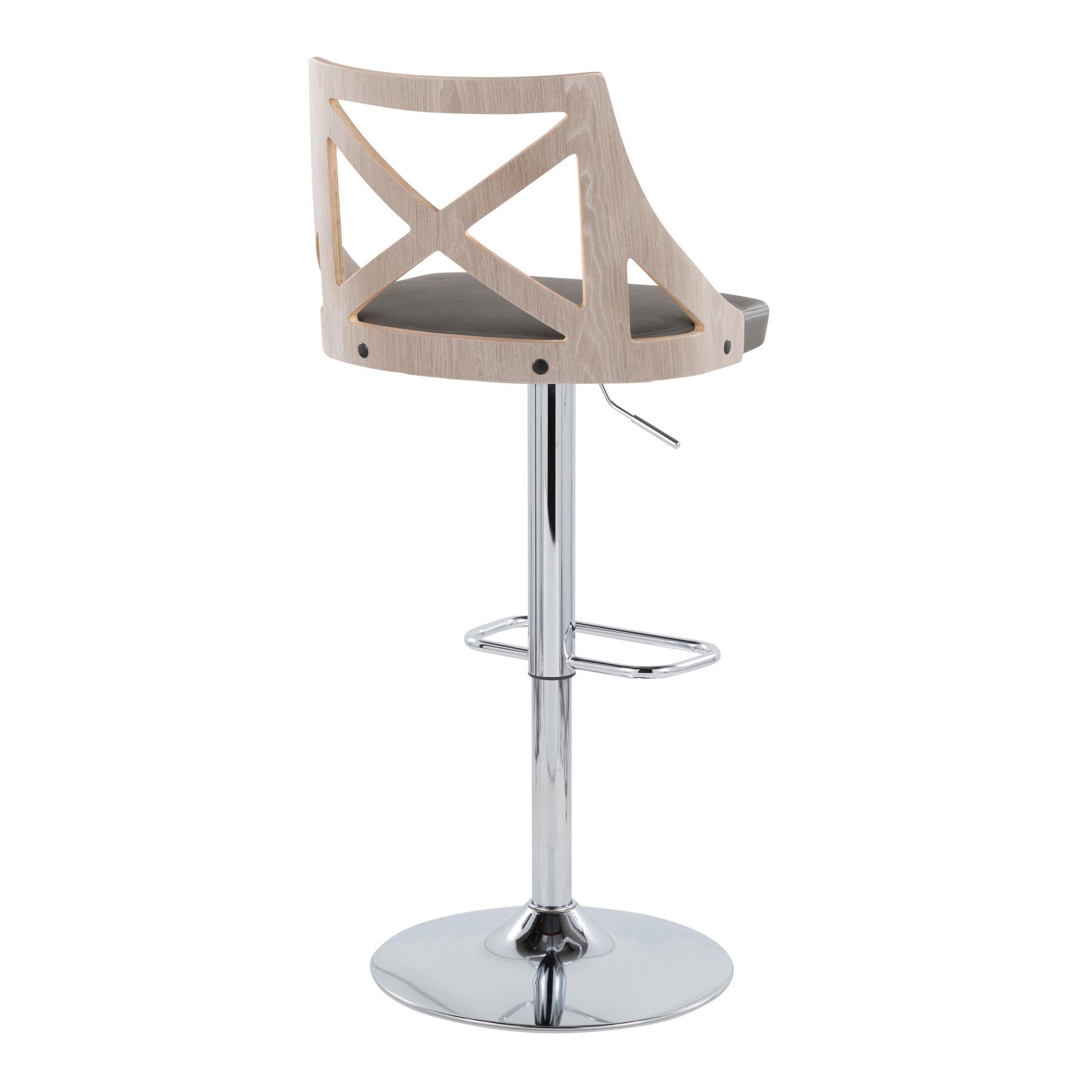 Charlotte Grey Farmhouse Adjustable Barstools (Set of 2) 6 Charlotte Grey Farmhouse Adjustable Barstools (Set of 2) - Image 6