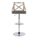 Charlotte Grey Farmhouse Adjustable Barstools (Set of 2) 18 Charlotte Grey Farmhouse Adjustable Barstools (Set of 2)