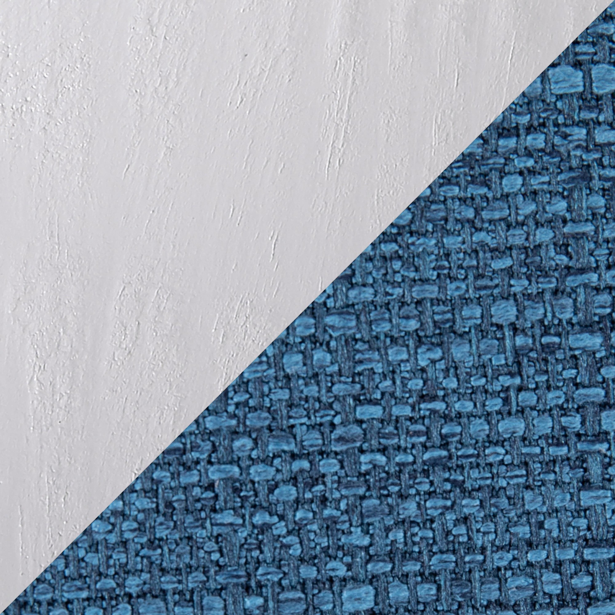 Charlotte White Wood Blue Fabric Farmhouse Chairs (Set of 2) 11 Charlotte White Wood Blue Fabric Farmhouse Chairs (Set of 2) - Image 11