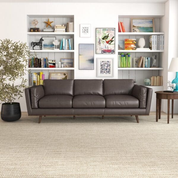 ChaseBrownLeatherSofa 3