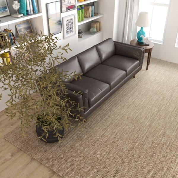 ChaseBrownLeatherSofa 7