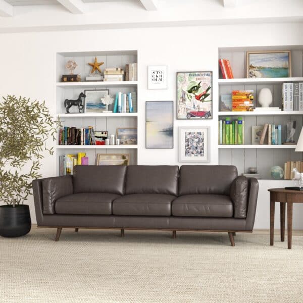 ChaseBrownLeatherSofa 8