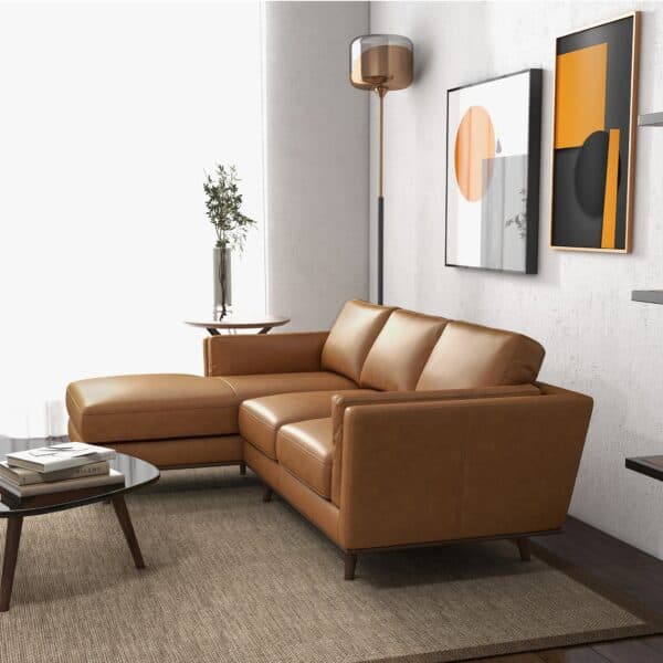 ChaseGenuineLeatherSectionalLeft 6