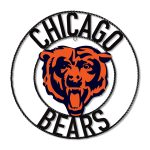 Chicago Bears 24 Inch Wrought Iron Wall Art Decor