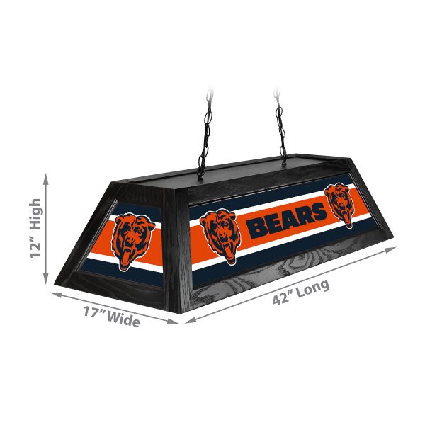 Chicago Bears 42 Inch Acrylic Billiard Lamp 1