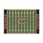 Chicago Bears 6x8 Homefield Football Field Area Rug