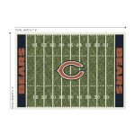 Chicago Bears 6x8 Homefield Football Field Area Rug
