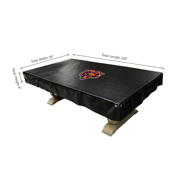 Chicago Bears 8 Naugahyde Billiard Table Cover Officially Licensed