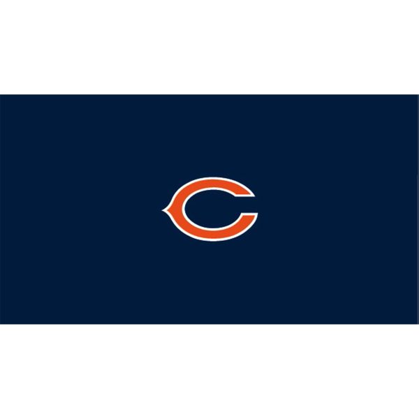 Chicago Bears 8 ft Polyester Anti Friction Billiard Cloth