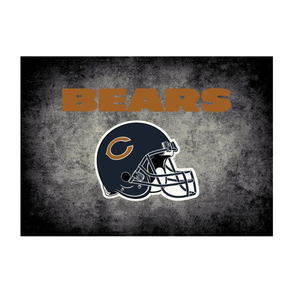 Chicago Bears 8x11 Distressed Area Rug Officially Licensed NFL 2
