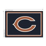 Chicago Bears 8x11 Spirit Area Rug Made in USA