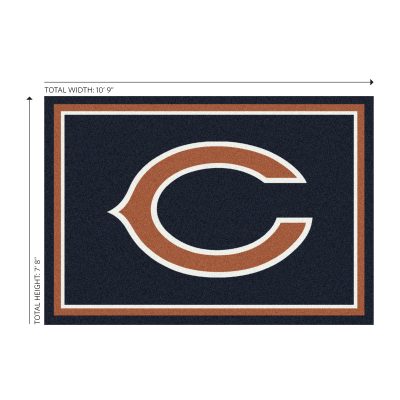 Chicago Bears 8x11 Spirit Area Rug Made in USA