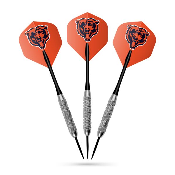 Chicago Bears Bristle Dartboard Cabinet Set 2