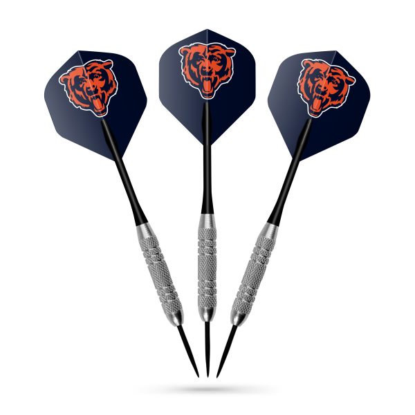 Chicago Bears Bristle Dartboard Cabinet Set 4