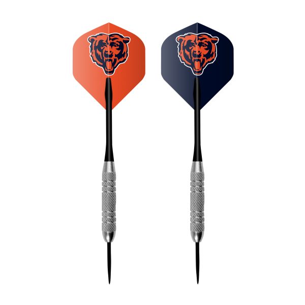 Chicago Bears Bristle Dartboard Cabinet Set 5