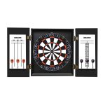 Chicago Bears Bristle Dartboard Cabinet Set