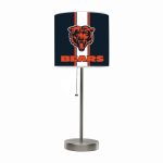 Chicago Bears Chrome USB Charging Lamp with Shade Insert