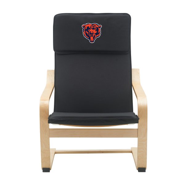 Chicago Bears Embroidered Birch Bentwood Accent Chair 1