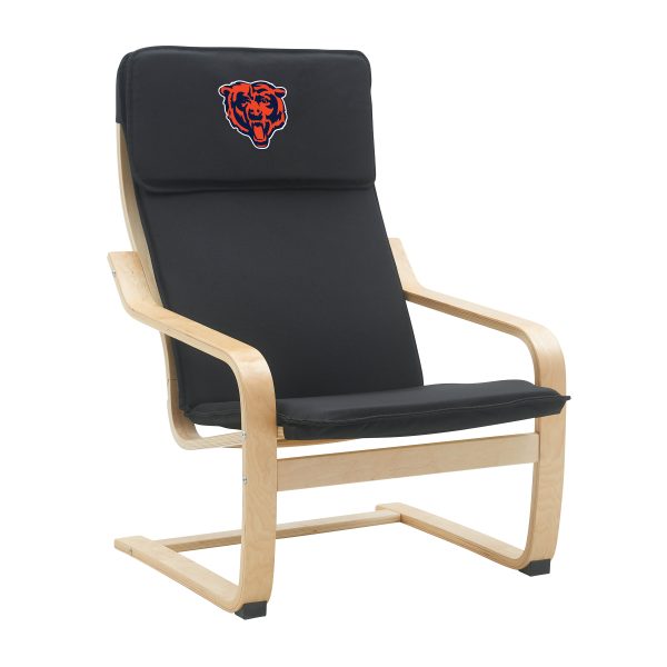 Chicago Bears Embroidered Birch Bentwood Accent Chair 5