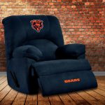 Chicago Bears Embroidered Microfiber Rocker Recliner Navy