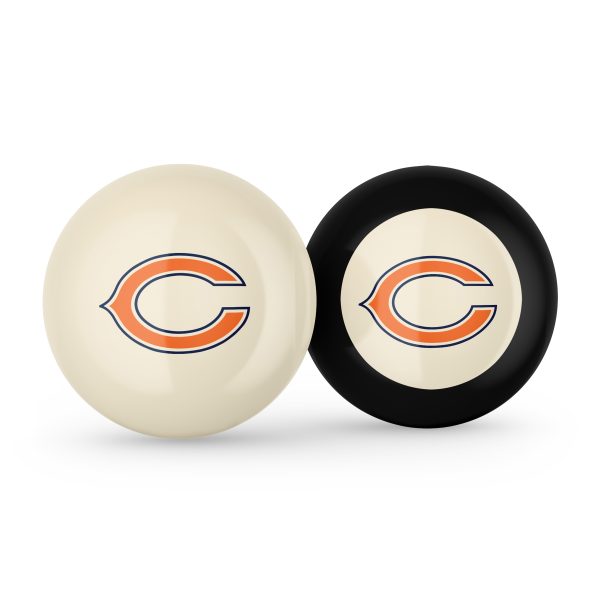 Chicago Bears Grade A Polyester Logo Billiard Balls 2
