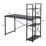 Chicago Bears Industrial Desk with Shelves