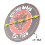 Chicago Bears LED Establish Date Sign