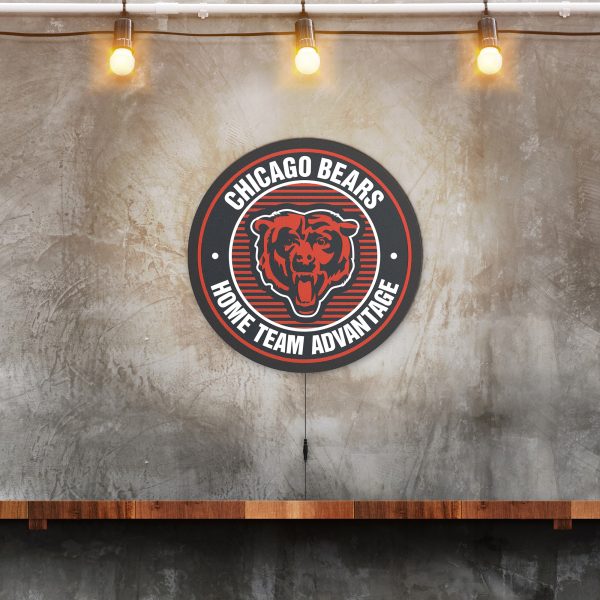 Chicago Bears LED Home Field Advantage Sign 1