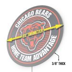 Chicago Bears LED Home Field Advantage Sign