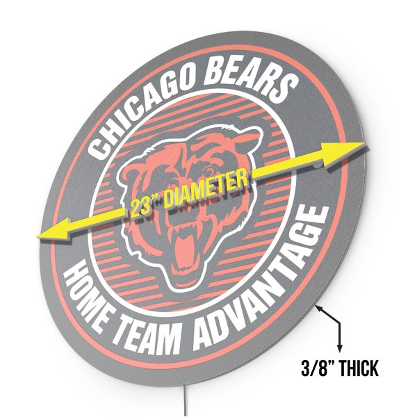 Chicago Bears LED Home Field Advantage Sign 5