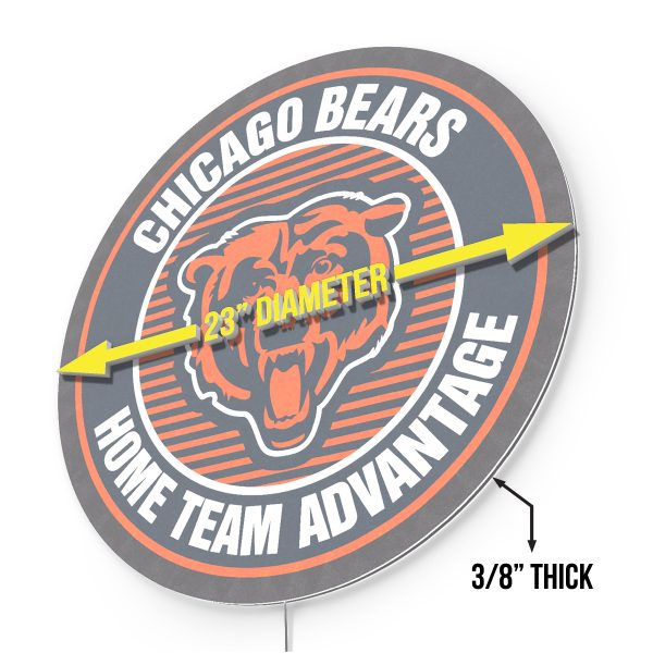 Chicago Bears LED Home Field Advantage Sign 7
