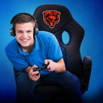 Chicago Bears Modern Mesh Swivel Adjustable Game Chair