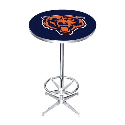 Chicago Bears NFL Chrome Pub Table