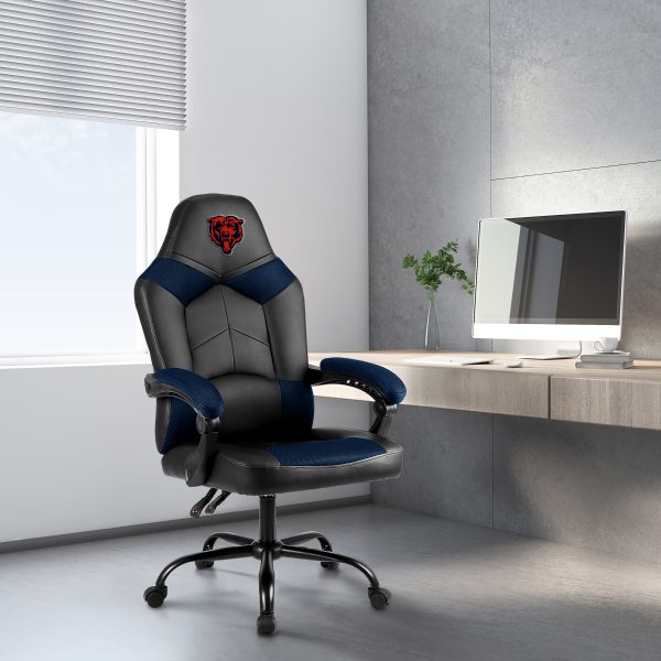Chicago Bears Oversized Gaming Office Chair with Storage Pouch 3