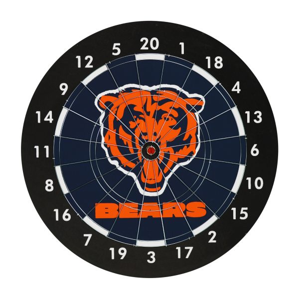Chicago Bears Paper Dartboard Set 6