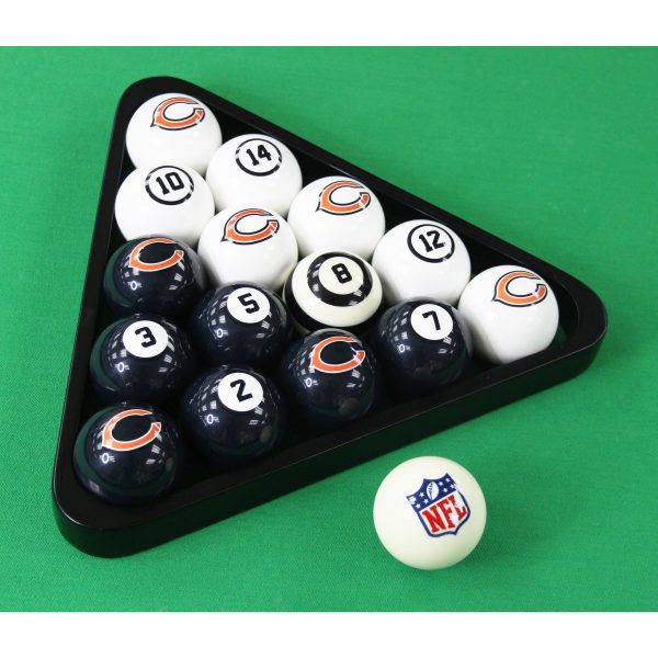 Chicago Bears Regulation Billiard Ball Set 3