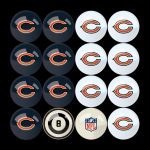 Chicago Bears Regulation Billiard Ball Set