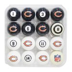 Chicago Bears Regulation Billiard Ball Set