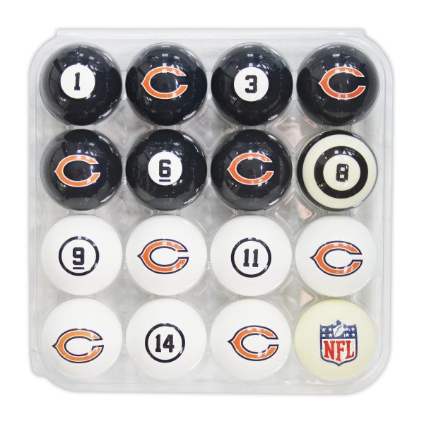 Chicago Bears Regulation Billiard Ball Set 5