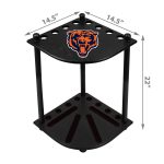 Chicago Bears Solid Wood Corner Cue Rack