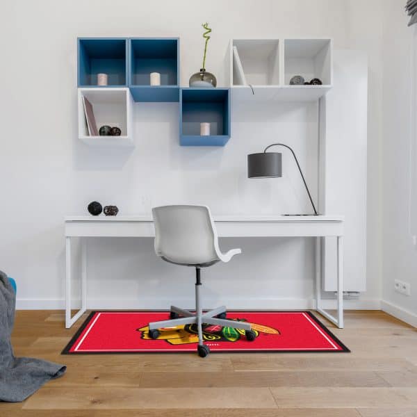 Chicago Blackhawks 3x4 Area Rug 1