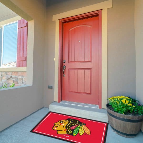 Chicago Blackhawks 3x4 Area Rug 2