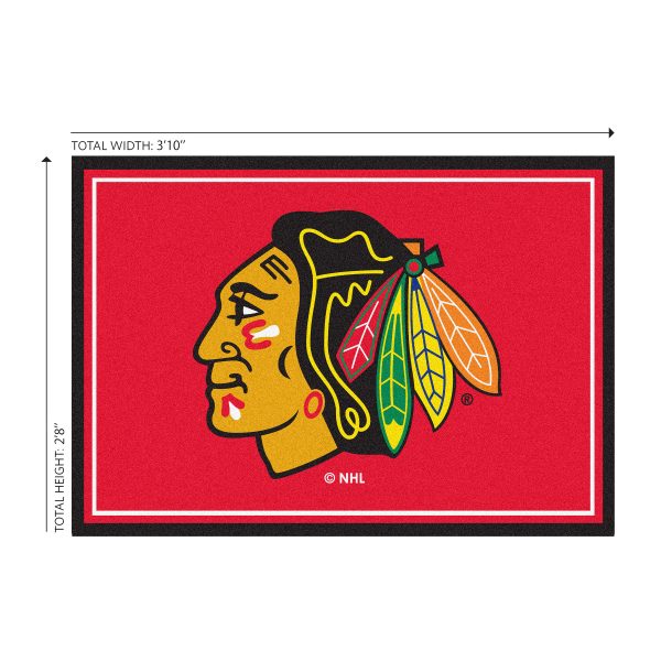 Chicago Blackhawks 3x4 Area Rug 3
