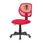 Chicago Blackhawks Armless Task Chair 10 Chicago Blackhawks Armless Task Chair