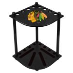 Chicago Blackhawks Corner Cue Rack 9 Chicago Blackhawks Corner Cue Rack