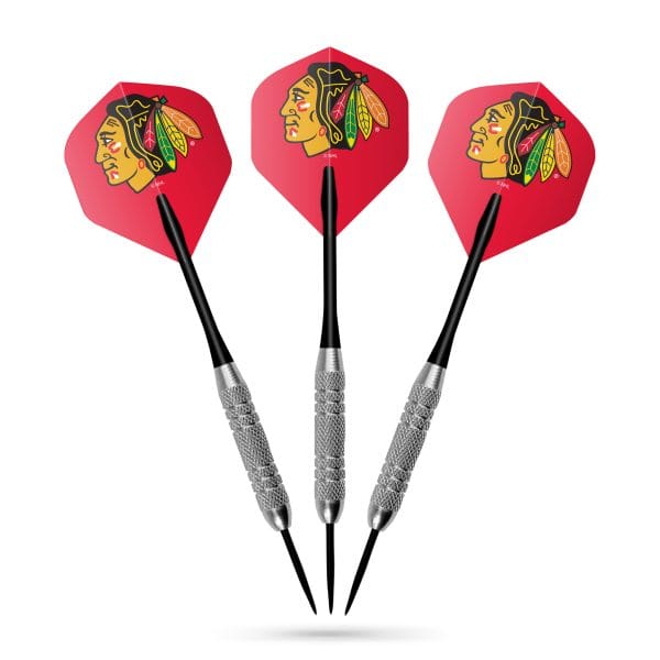 Chicago Blackhawks Fans Choice Dartboard Set 3