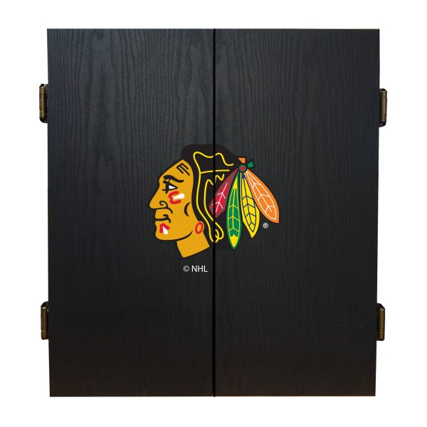Chicago Blackhawks Fans Choice Dartboard Set 5